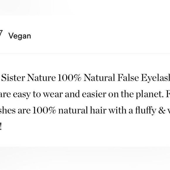 KISS Sister Nature 100% Natural False Lashes SAGE 👁️ NEW IN BOX - Picture 3 of 5